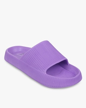 Purple discount slides mens