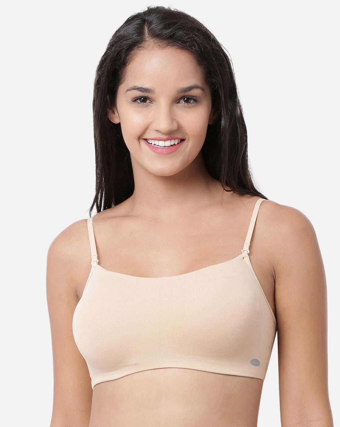 Buy Zivame Basics Double Layered Non Wired 3/4th Coverage T-Shirt Bra -  Skin at Rs.449 online