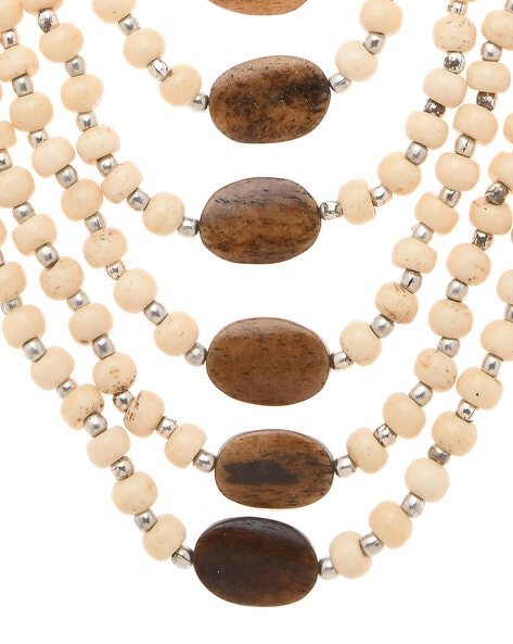 J Forks Two Strand Wood Bead Necklace – Branded Country Wear