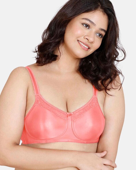 Single Layered Non-Wired Non-Padded Full Coverage Minimiser Bra