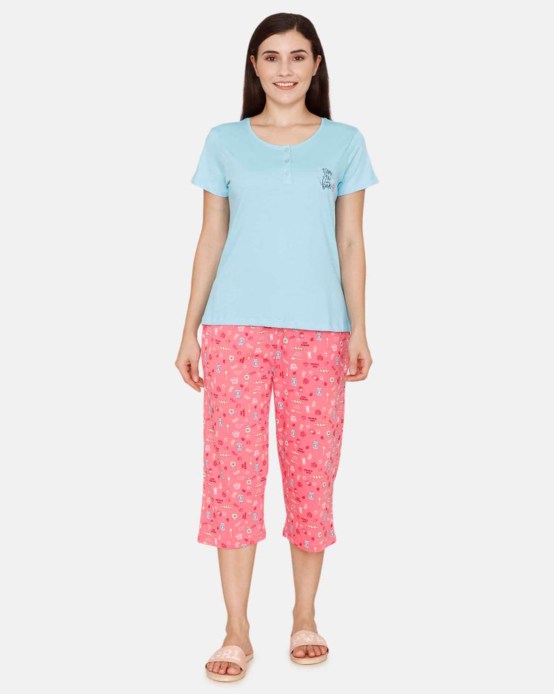 Buy Pink Night&LoungeWearSets for Women by Zivame Online