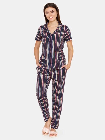 Buy Navy Blue Night&LoungeWearSets for Women by Zivame Online