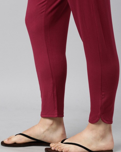 Buy Burgundy Track Pants for Women by Enamor Online