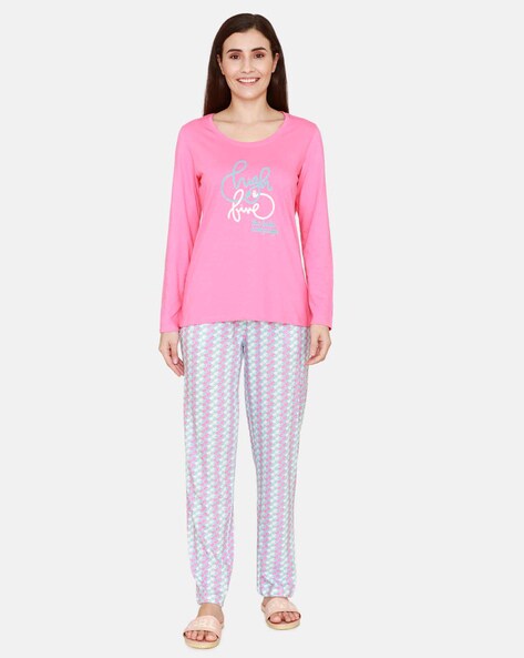 Buy Pink Night&LoungeWearSets for Women by Zivame Online