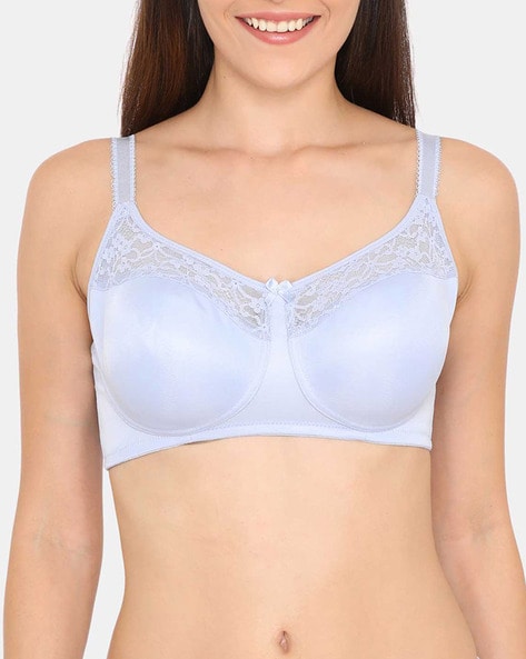 Minimiser Bra with Lace Panels