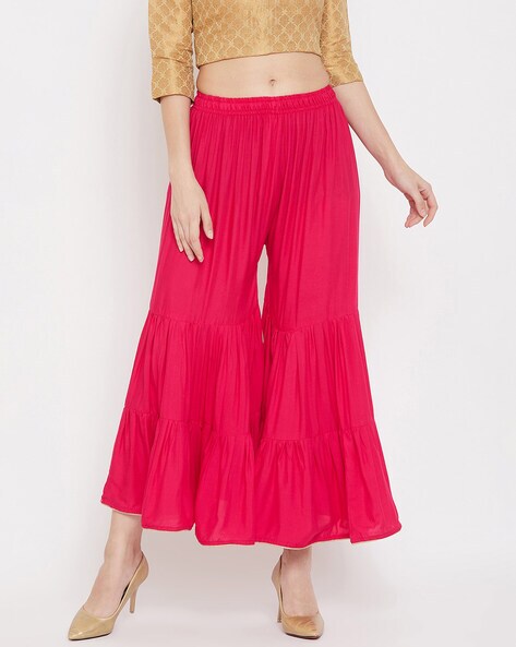 Shararas with Elasticated Waist Price in India