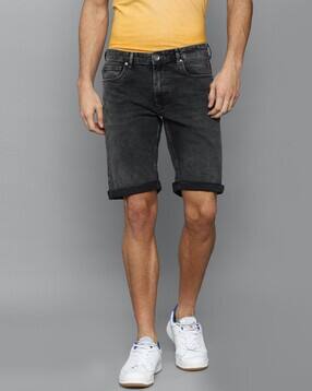 louis philippe Slim Fit City Shorts wit Insert Pockets-picture-46