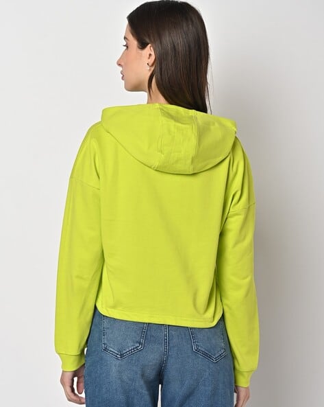 neon green nike hoodie womens