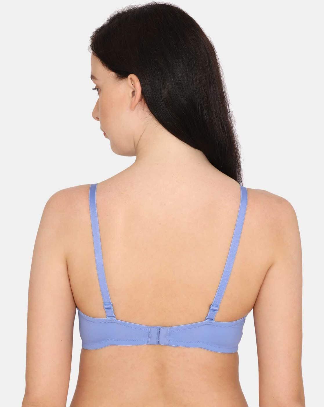 Buy Zivame Gelato Push-Up Wired Medium Coverage Bra - Tile Blue at Rs.547  online