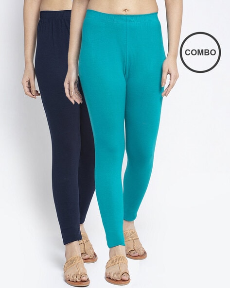 Buy Navy Blue Leggings for Women by GRACIT Online Ajio