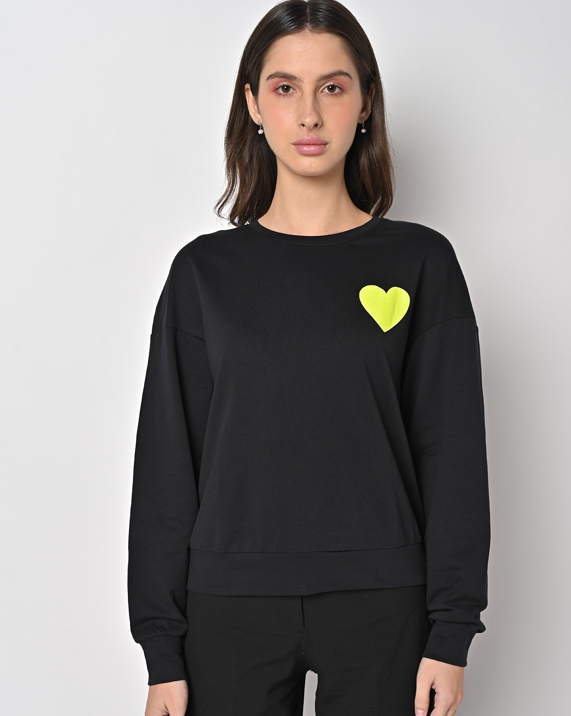 Buy Anthra Melange Sweatshirt & Hoodies for Women by JDY BY ONLY Online