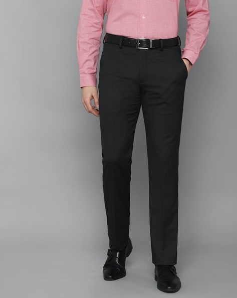Louis Philippe Casual Trousers  Buy Louis Philippe Men Grey Slim Fit Check  Flat Front Casual Trousers Online  Nykaa Fashion