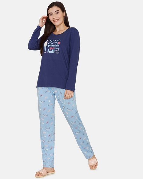 Buy Blue Night&LoungeWearSets for Women by Zivame Online