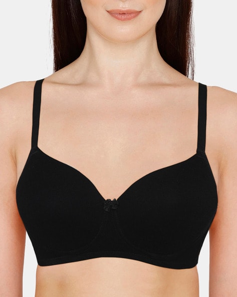Under-Wired T-shirt Bra with Bow Accent