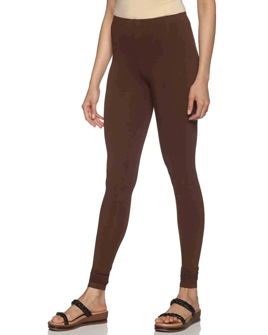 Buy Brown Leggings for Women by HAY ! Online