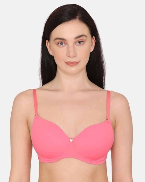 Non-Wired T-shirt Bra with Adjustable Strap