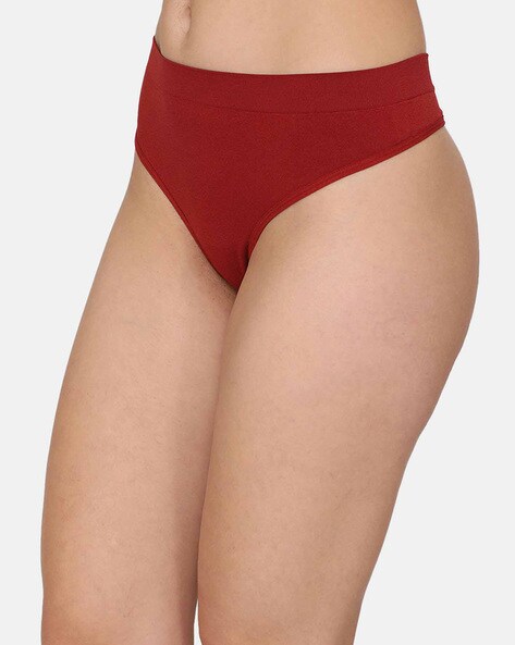 Thongs with Elasticated Waist