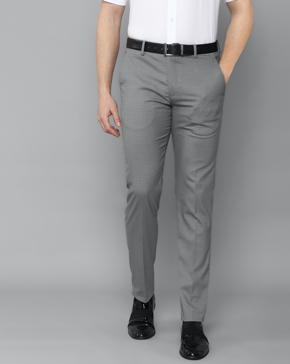 Louis Philippe Cotton Trousers  Buy online from ShopnSafe