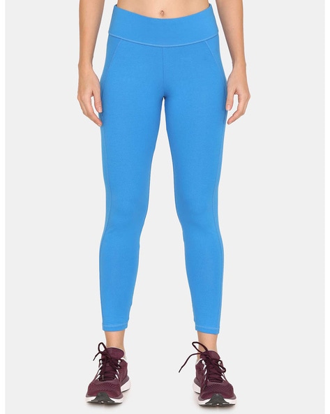 Buy Blue Leggings for Women by Zelocity Online