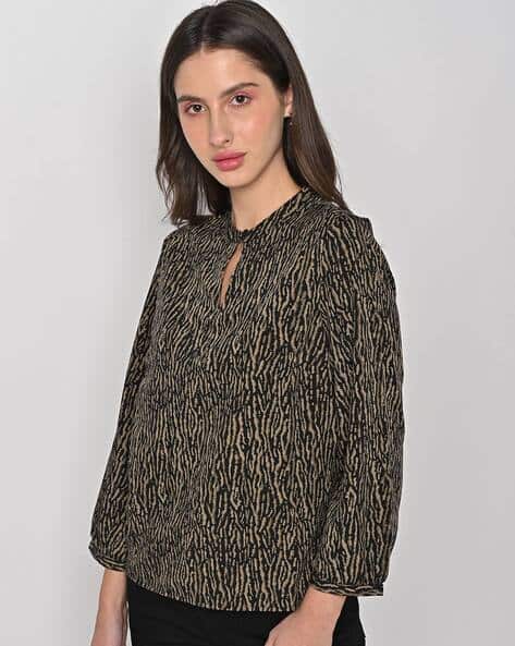 ISCENERY BY VERO MODA Printed High-Neck Top