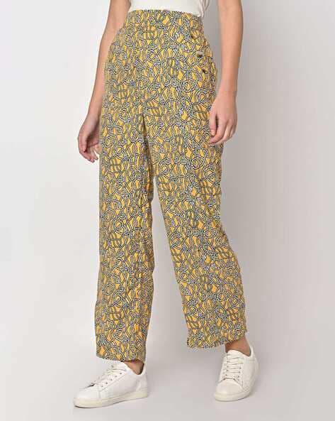 ISCENERY BY VERO MODA All-Over Print Straight Pants