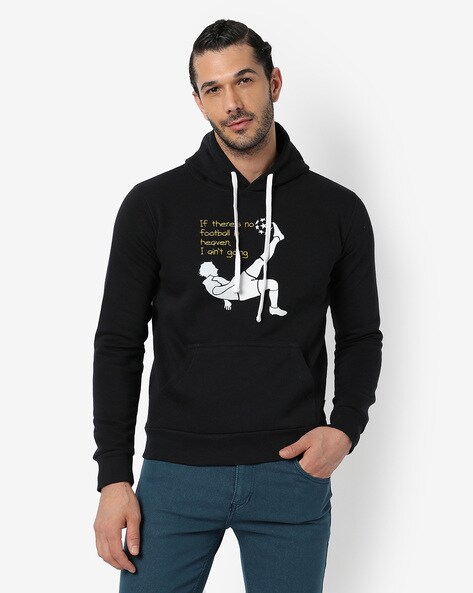 Buy Black Sweatshirt & Hoodies for Men by Campus Sutra Online