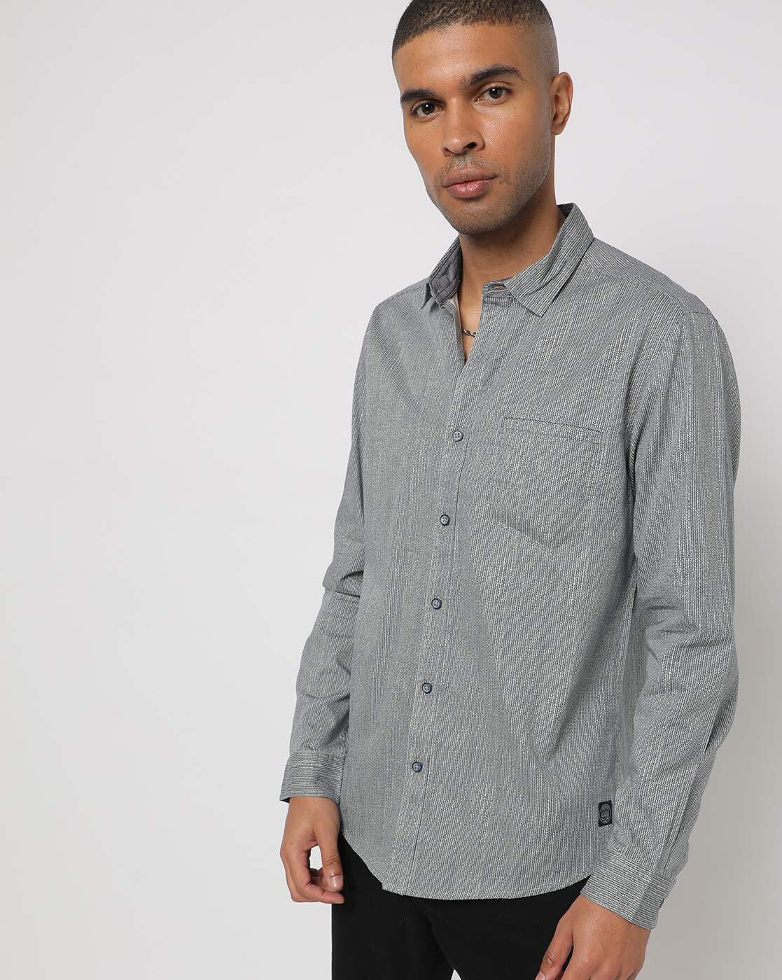 Buy Grey Shirts for Men by DNMX Online 