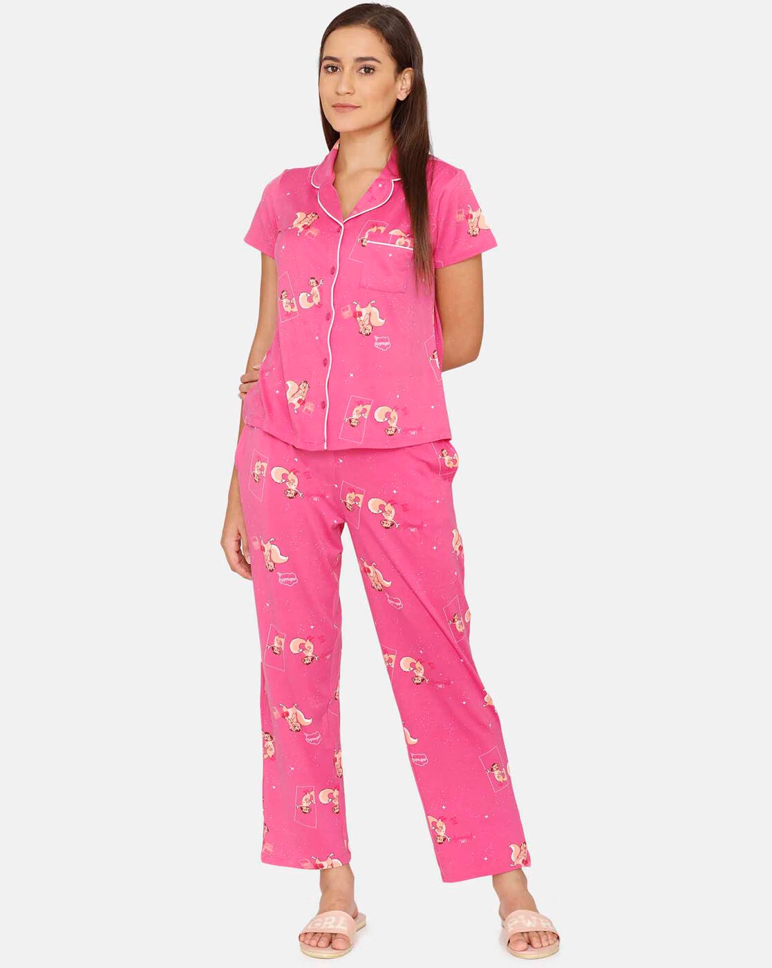 Buy Pink Night&LoungeWearSets for Women by Zivame Online