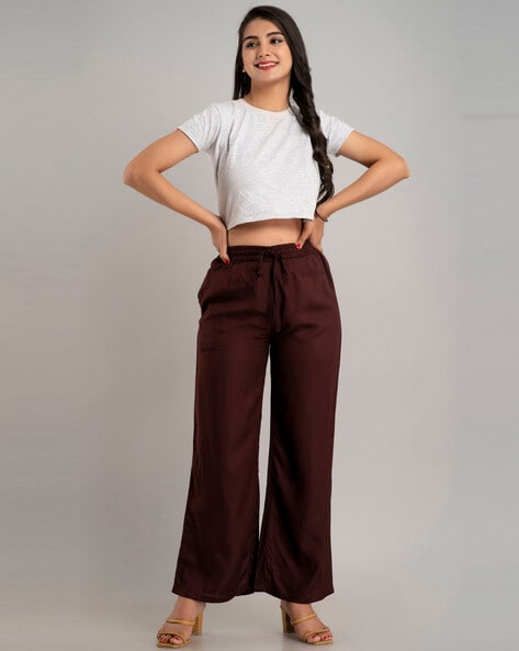 Brown Wide-leg Pants for Women | Aritzia CA