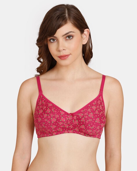 Double Layered Non-Wired Non-Padded 3/4th Coverage T-Shirt Bra