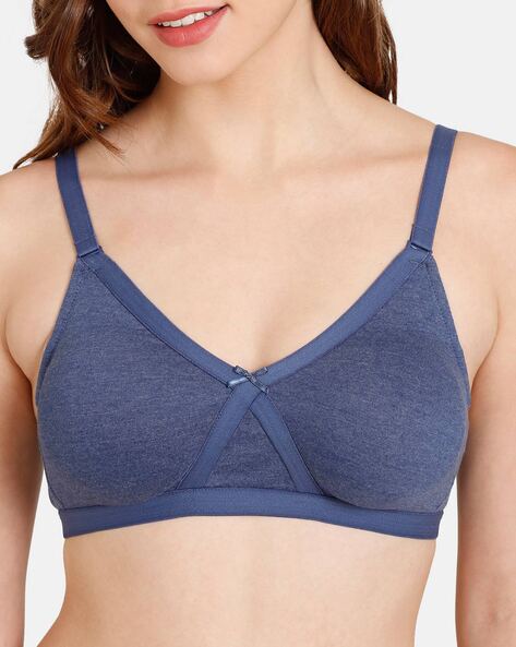 Double Layered Non-Wired Non-Padded 3/4th Coverage T-Shirt Bra