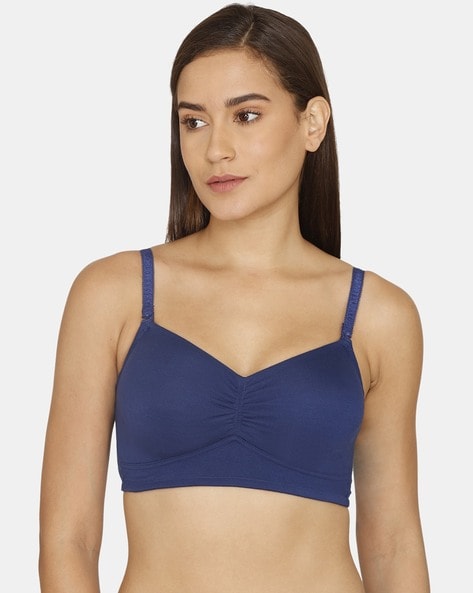 Buy Zivame Solid Non-Wired Bralette