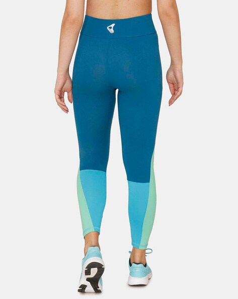 Buy Blue Leggings for Women by Zelocity Online