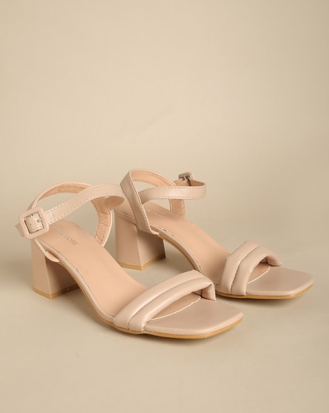 Buy Beige Heeled Sandals for Women by Fyre Rose Online Ajio