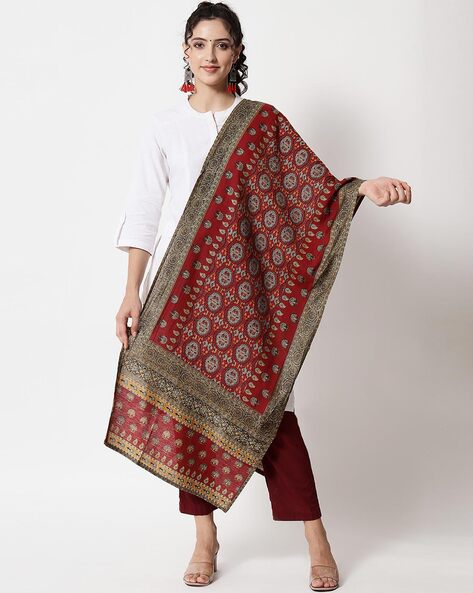 Printed Chanderi Stole Price in India