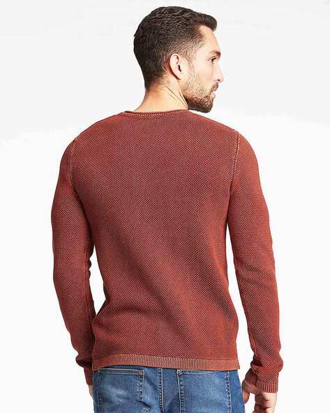 Buy Rust Sweaters \u0026 Cardigans for Men 