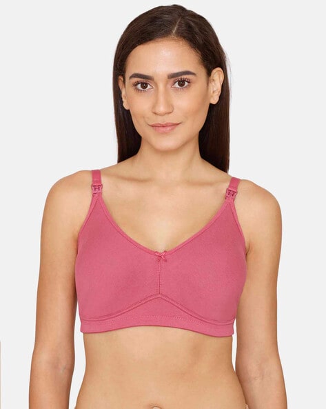 Buy Zivame Padded Wired Medium Coverage T-Shirt Bra - Pink at Rs.645 online