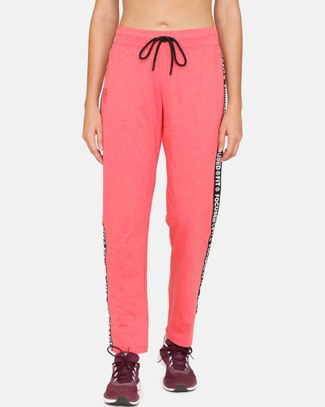 Buy Pink Track Pants for Women by Rosaline Online