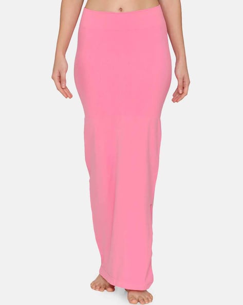 Buy Zivame Women Polyester Saree Shapewear - Pink Online at Low Prices in  India 