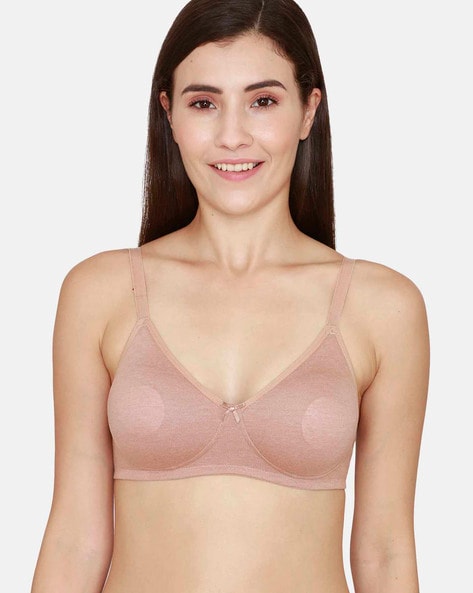 Conceal Petals Double Layered Non-Wired Non-Padded 3/4Th Coverage T-Shirt  Bra - Roebuck