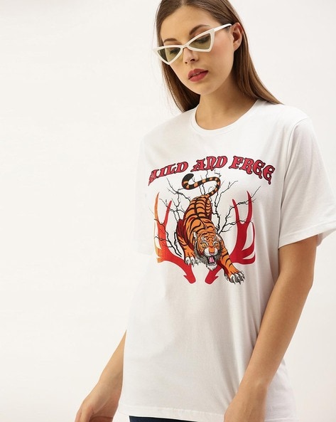 Women's Oversized Tiger Tee