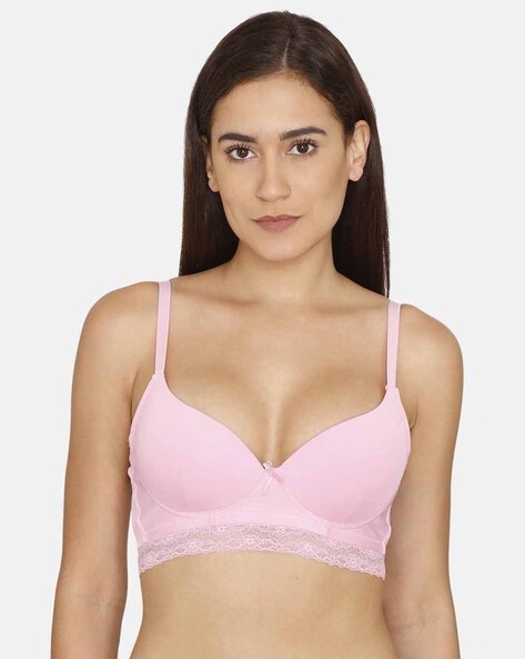 Buy Peach Bras for Women by Rosaline Online