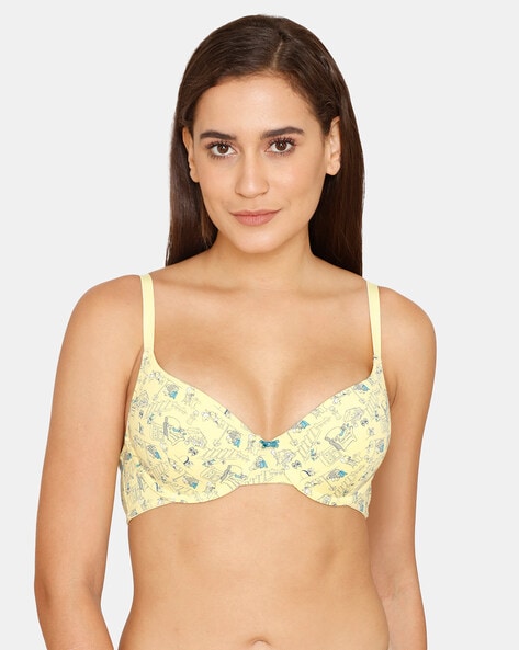 Buy Zivame Serenade Spring Lush Padded Wired 3/4th Coverage Lace
