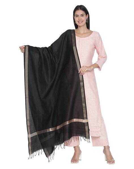 Dupatta with Contrast border Price in India