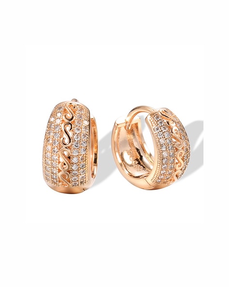 18K ROSE GOLD NAVARRA DIAMOND & MIXED SAPPHIRE EARRINGS - Roberto Coin -  North America