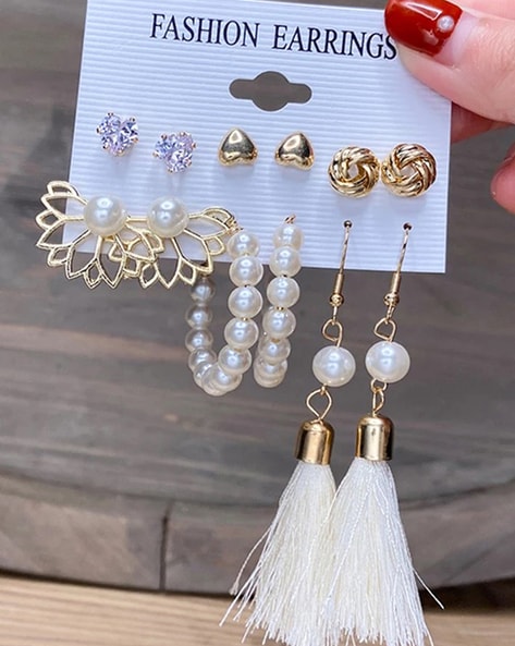 Buy Set of 2 Pearl Tassels, Beaded Jewelry Charms, Indian Tassels, Earring  Tassels, Tassels for Curtains, Keychains, Bags, Decor, DIY Jewelry, Online  in India - Etsy