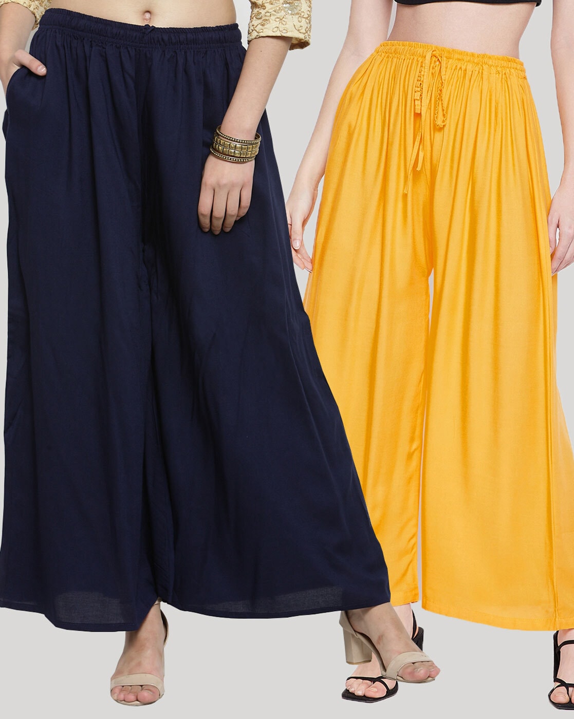 Fabnest Salwar Suits and Sets  Buy Fabnest Womens Cotton Ajrakh Thread  Kurta and Asymmetric Palazzo Pant Set of 2 Online  Nykaa Fashion