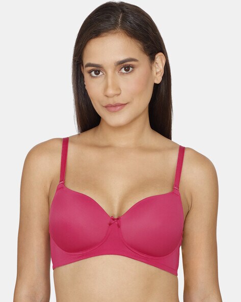 Buy Zivame Solid T-shirt Bra at Redfynd