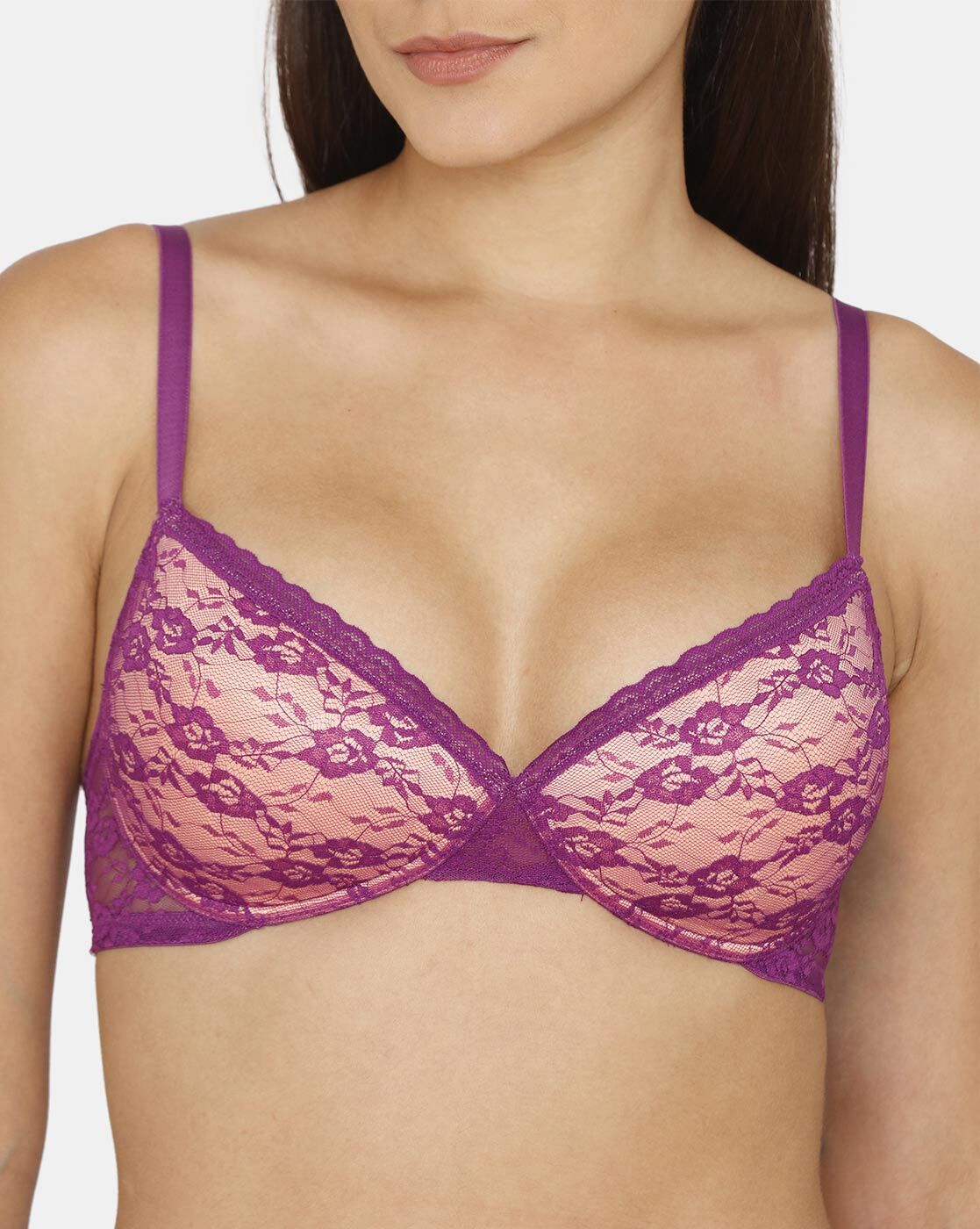 Buy Purple Bras for Women by Rosaline Online