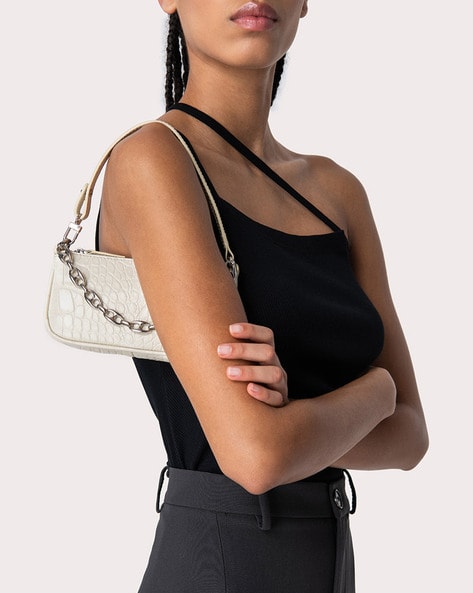 BY FAR Rachel Shoulder Bag - cream